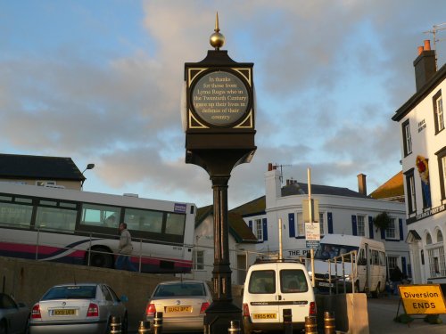Lyme Regis Clock, Lyme Regis, Dorset.