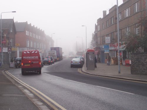 Foggy Sudbury Hill - Greenford Road