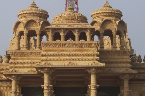 Hindu Temple under construction. Alperton, Greater London