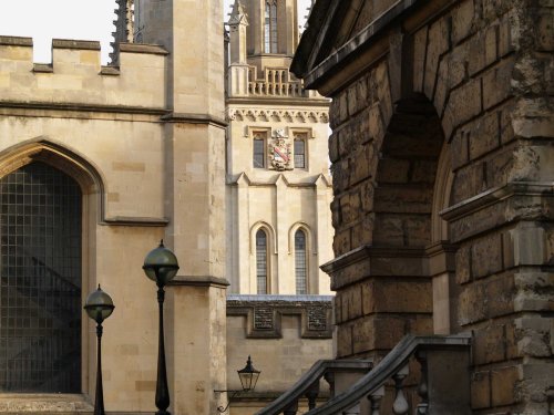 All Souls College (background) and The Radcliffe Camera (foreground), Oxford