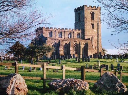 St. Mary & St. Hardulph, Breedon on the Hill, Leicestershire. Dating from A.D.1122