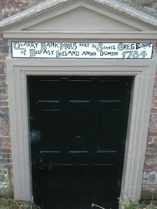 Door at Quarry Bank Mill, Styal, Cheshire