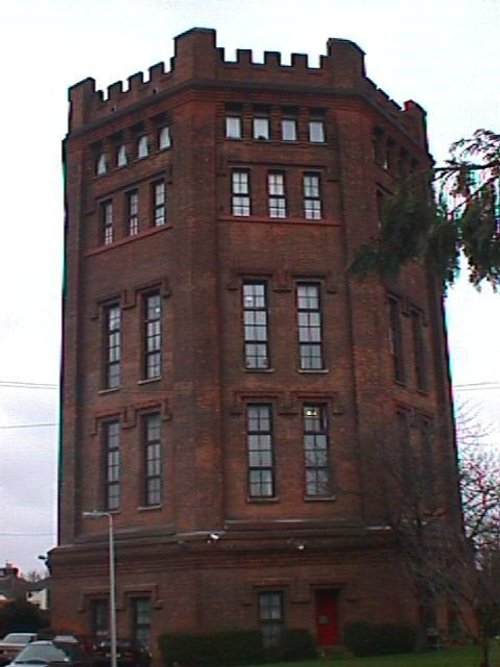 Grade 2 Listed Water Tower, Southall, Greater London.