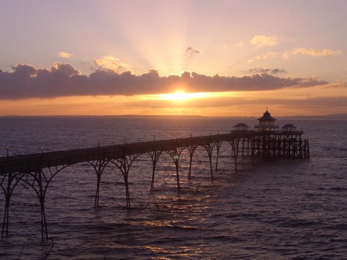 Clevedon Pier Sunset, Somerset.