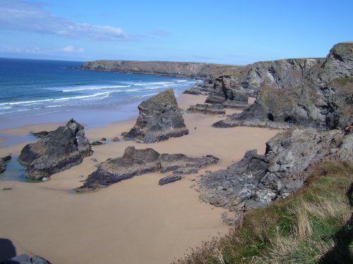 Bedruthan Steps, St Eval, Cornwall
