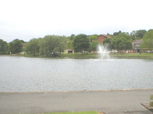 A photograph of the lake at Askern in 2006.