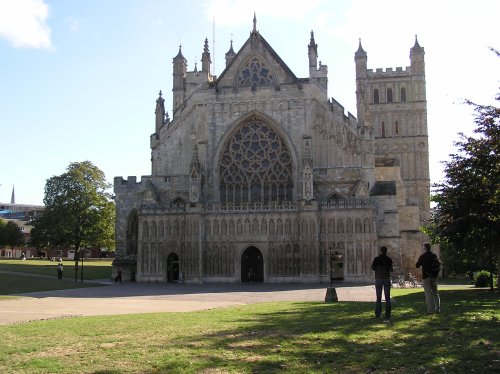 Exeter Cathedral in County Devon