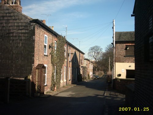 Last remaining cottages, Mill Lane, Reddish, Greater Manchester.