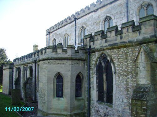 St Marys Church, Edwinstowe, Notts.
The back of the church