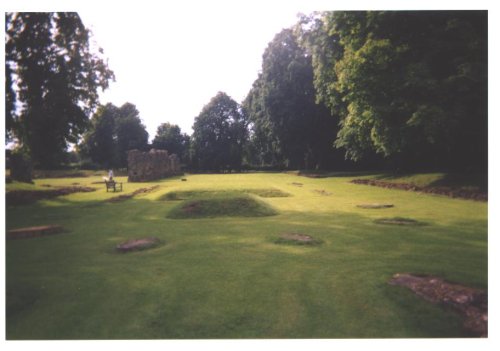 Hailes Abbey, Gloucestershire, from behind the position where the Shrine of the Holy Blood stood.