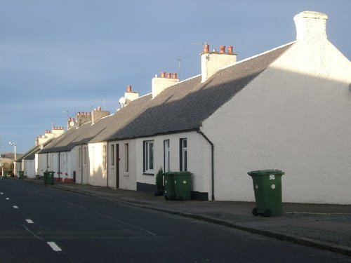 Bin collection day on my street (Pitfairn Road, Fishcross, Scotland, Clackmannanshire.