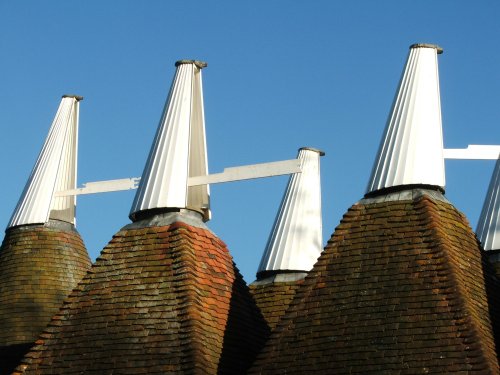 Oast Houses - Sissinghurst Castle Gardens, Kent.