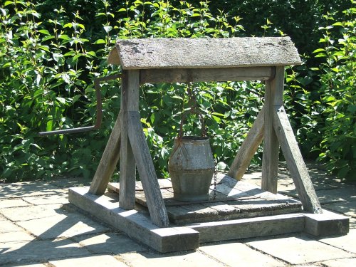 Well at Sissinghurst Castle Garden, Kent.