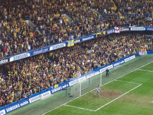 Shed End - Stamford Bridge
(Norwich Supporters FA Cup Match)