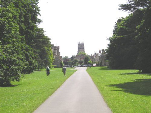 The Broad Walk in Cirencester Park, Cirencester, Gloucestershire