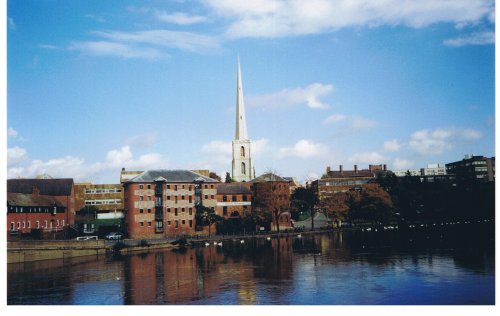River Severn at Worcester, Worcestershire.