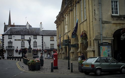 Monmouth Town Hall. Monmouthshire, Wales