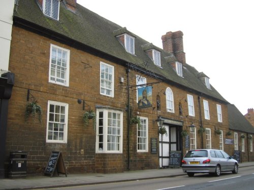 The Saracens Head hotel & restaurant, Towcester, Northamptonshire. March 2007