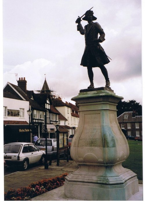 Statue of Gen.Wolfe of Quebec, Westerham, Kent
