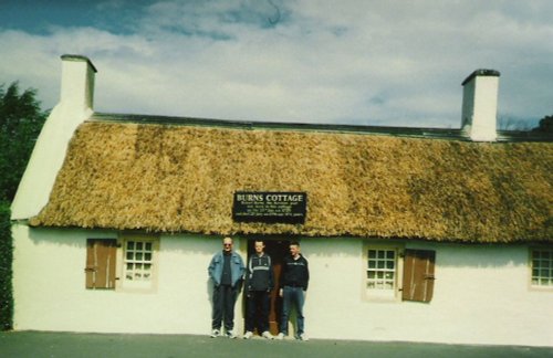 Burns Cottage. The museum of Robert Burns - Poet. Alloway, Scotland