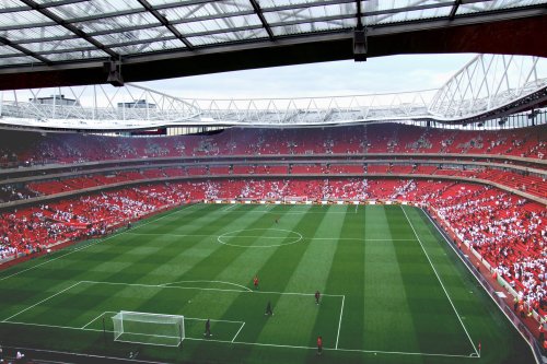 The Emirates Stadium. Home to Arsenal Football Club. North London.