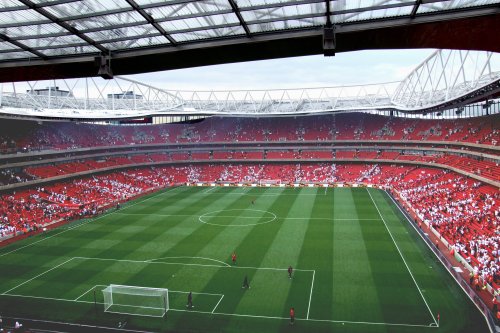 The Emirates Stadium. Home to Arsenal Football Club. North London.