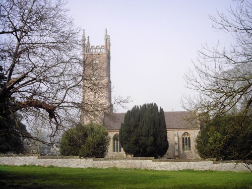 Tortworth Church which is next to the Tortworth Chestnut which is over athousand years old