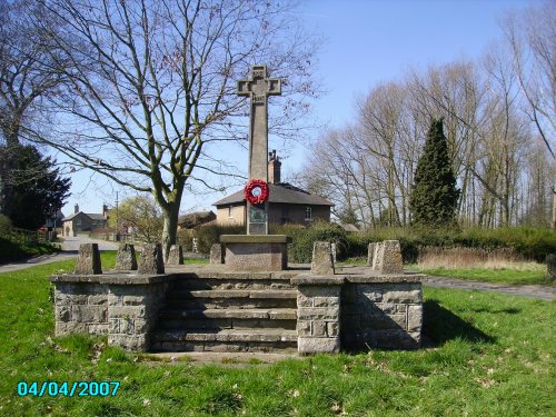 War Memorial in the small village of 
Budby in Nottinghamshire.