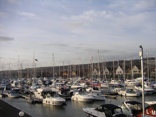 View of boats, Port Solent