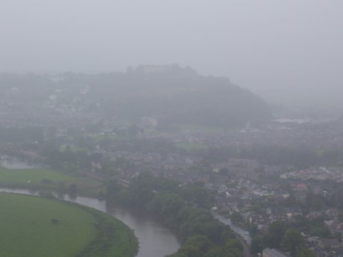 view from the National Wallace Monument, Stirling, Scotland