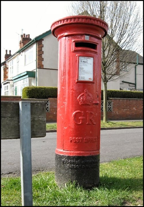George V Postbox, Church Drive, Lincoln
