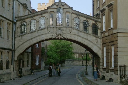 the Bridge of Sighs in Oxford