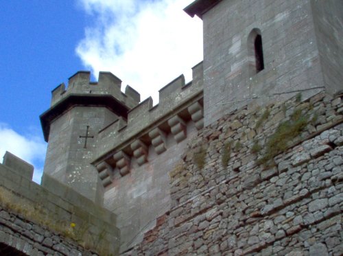 Lowther Castle, Cumbria. I took this picture within the castle facing toward St. Michael's.