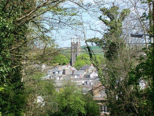 looking over Stratton from union hill. Stratton, Cornwall