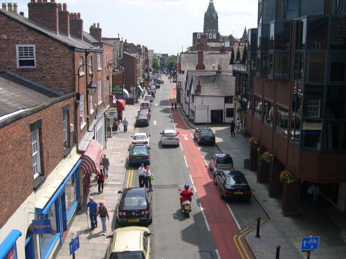 Chester view from roman wall