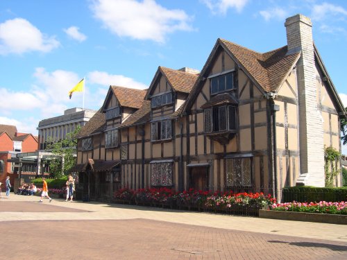 Shakespeare's home in Stratford-upon-Avon, Warwickshire