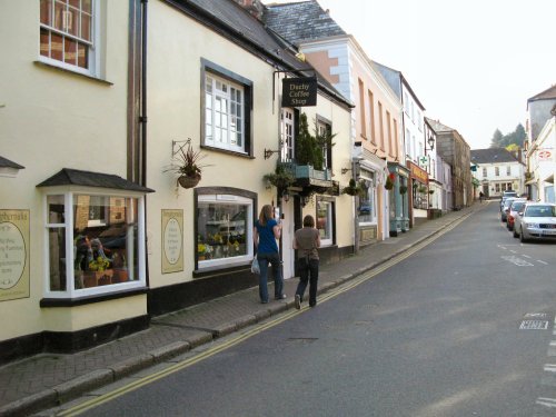 A street in Lostwithiel, Cornwall