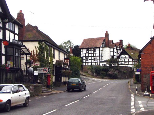 The New Inn Pembridge, Herefordshire on the A44.