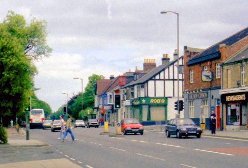 Durham Road at the Cannon Inn, Low Fell, Tyne & Wear