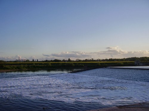 The Wier, River Trent, Beeston, Nottinghamshire.