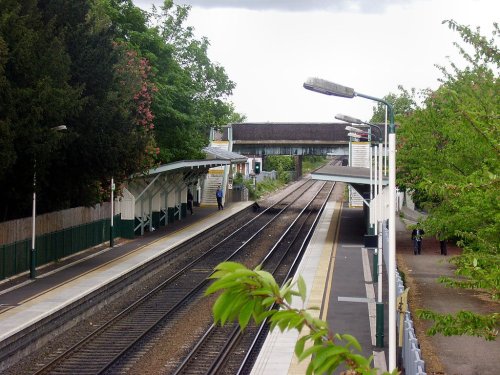 View of Beeston Railway Station & Plessey Bridge, Beeston, Nottinghamshire.