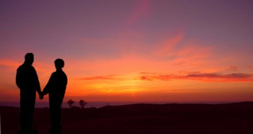 Sunset in Bude, Cornwall