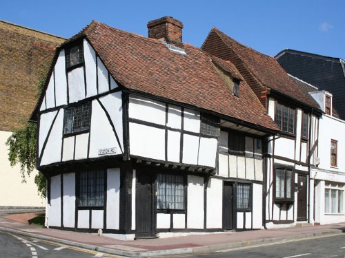 One of many old buildings in the town,opposite Brenchley gardens in Maidstone, Kent