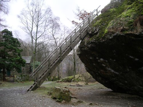 Bowder stone steps