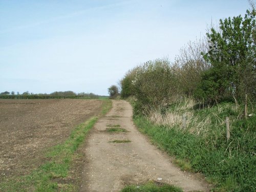 Site of the old nissen huts, East Kirkby