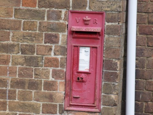Old V.R post box. Frampton on Severn