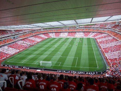 The Emirates Stadium in Holloway