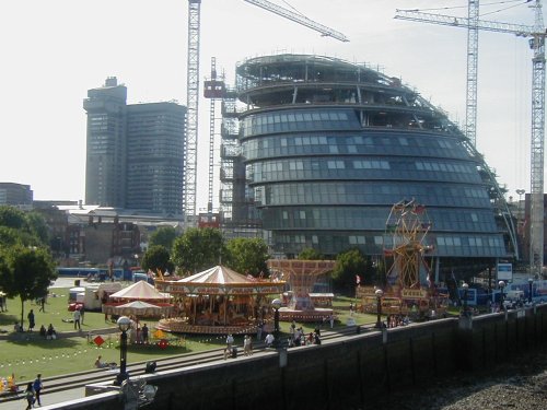 London - City Hall 2001 under construction