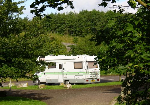 Parking up at Grin Low Country Park