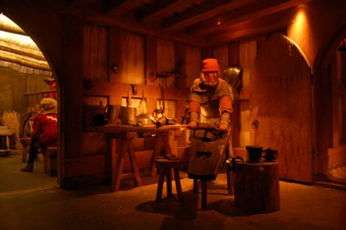 Warwick castle, inside.